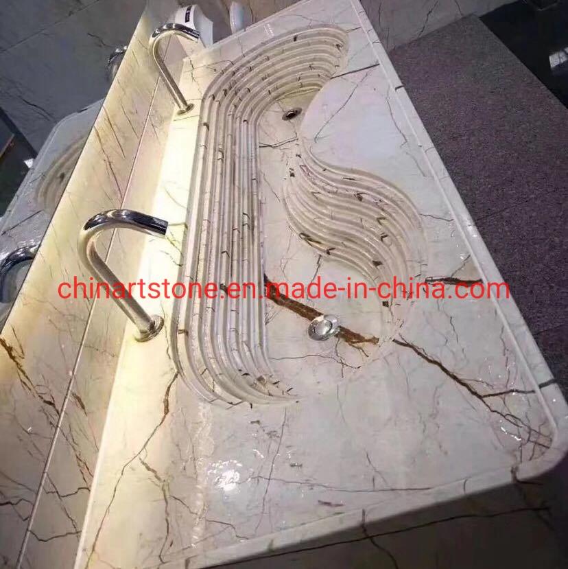 Nature Marble Stone Dining Table for Modern Style Decoration