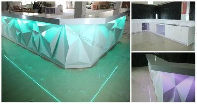 Mordern Artificial Marble Restaurant Bar Counter Design