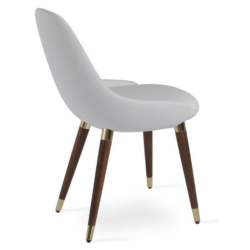 China Factory Contemporary Restaurant Furniture Modern Design Arm Metal Dinner Velvet Leisure Fabric Dining Room Gold Chrome Leg Upholstered Dining Chair