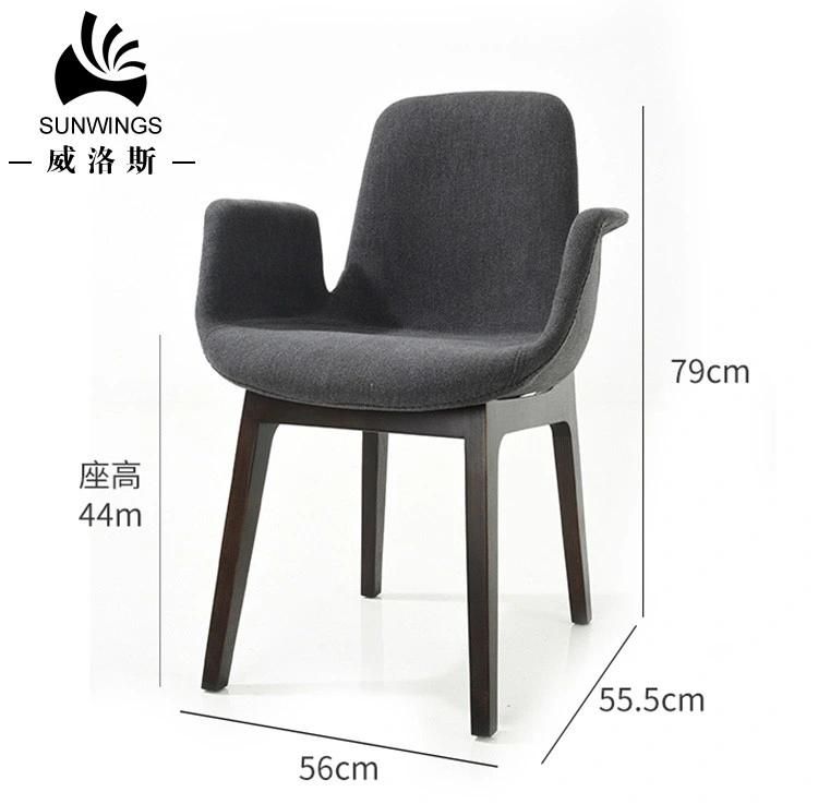 Injection Foam Armrest Chair From Solid Wood Furniture Manufacturer / Factory