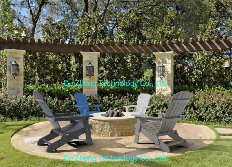 New Modern Beach Patio Polywood Adirondack Chair Garden Furniture Wood Plastic Composite Outdoor Furniture