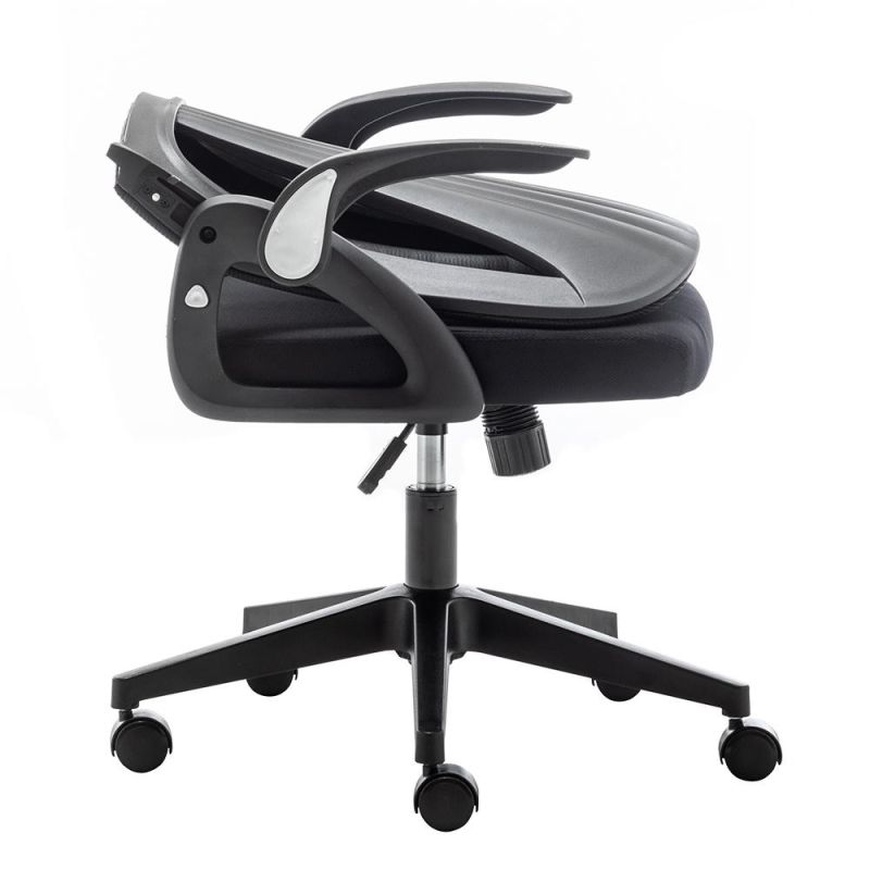 2022 New Modern Home Furniture Executive Shampoo Chairs Computer Parts Game Plastic Gaming Folding Barber Office Chair with Foldable Armrest