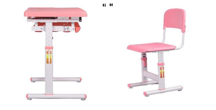 Elegant Ergonomic Chair Kids Modern Girl Bedroom Furniture Set