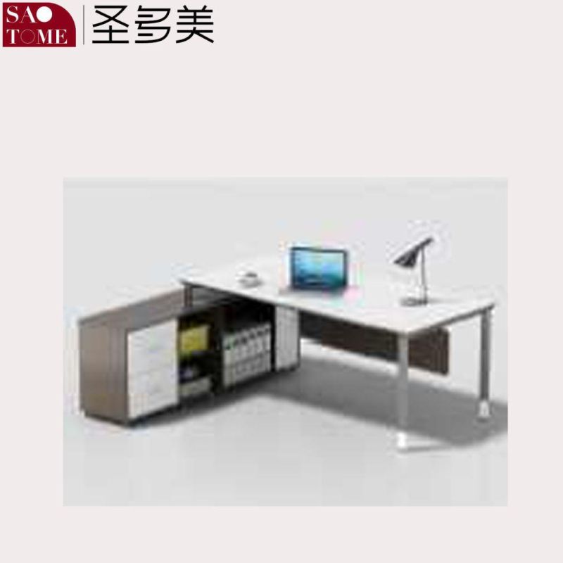 Modern Office Furniture Executive Desk with Side Cabinet