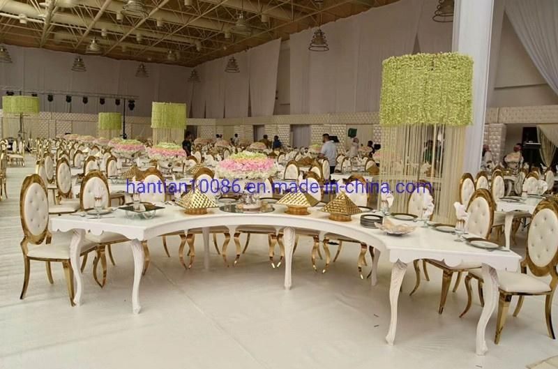 Royal Luxury Event Party Long Back Silver King Throne Chair for Hotel Bedroom Furniture Sets