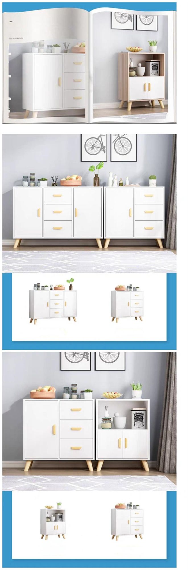 New Product Entrance Cabinet Living Room Partition Cabinet Hall Cabinet Home Furniture