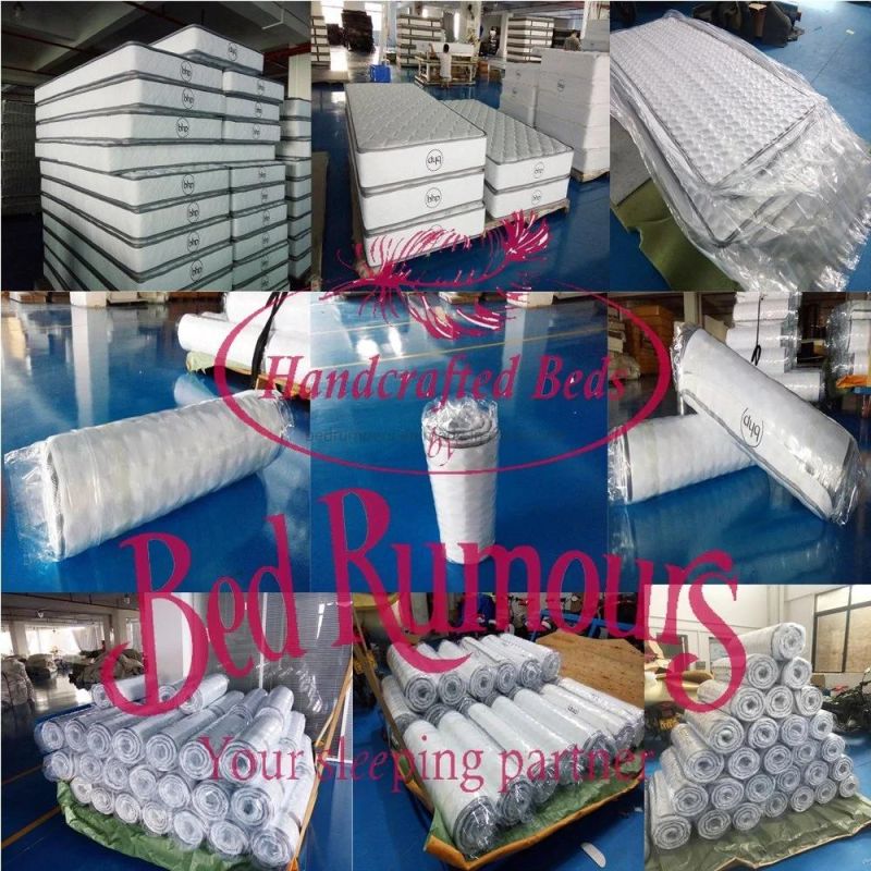 OEM/ODM High Quality Hotel Pocket Modern Latex King Queen Memory Foam Spring Mattress in a Box