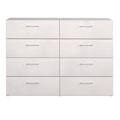 8-Drawer Dresser, White, Living Essentials Drawer Chest