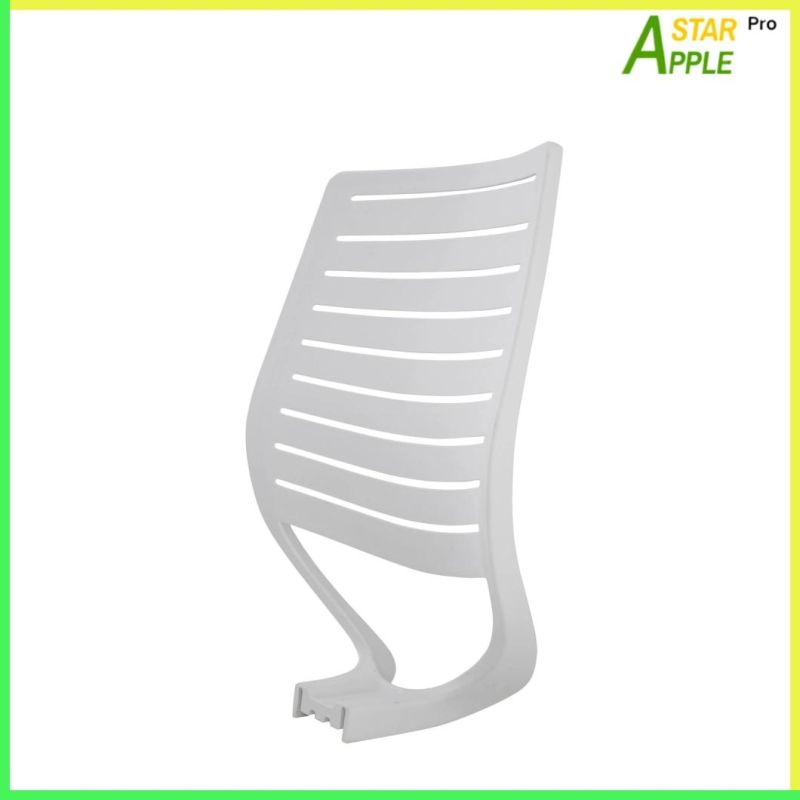 Mesh Office Chair with White Nylon 7 Shaped Armrest