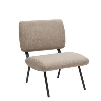 Nordic Lounge Armchair Art Discussion Living Room Wool Fabric Sofa Designer Leisure Chair