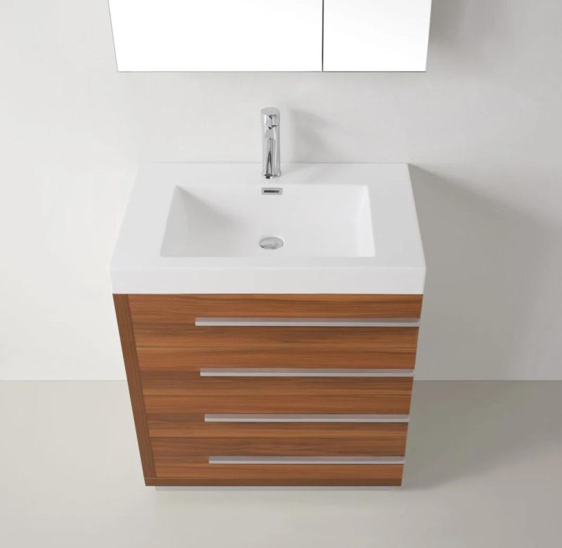 Professional Wholesale Solid Wood Floor Type Bathroom Cabinet