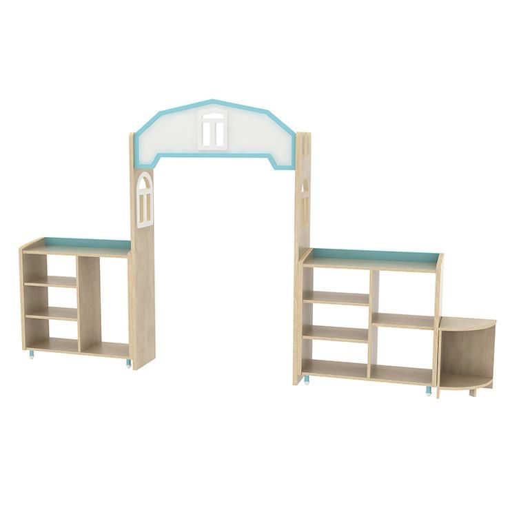 Kindergarten and Preschool Kids Toy Shelf Combination Birch Furniture