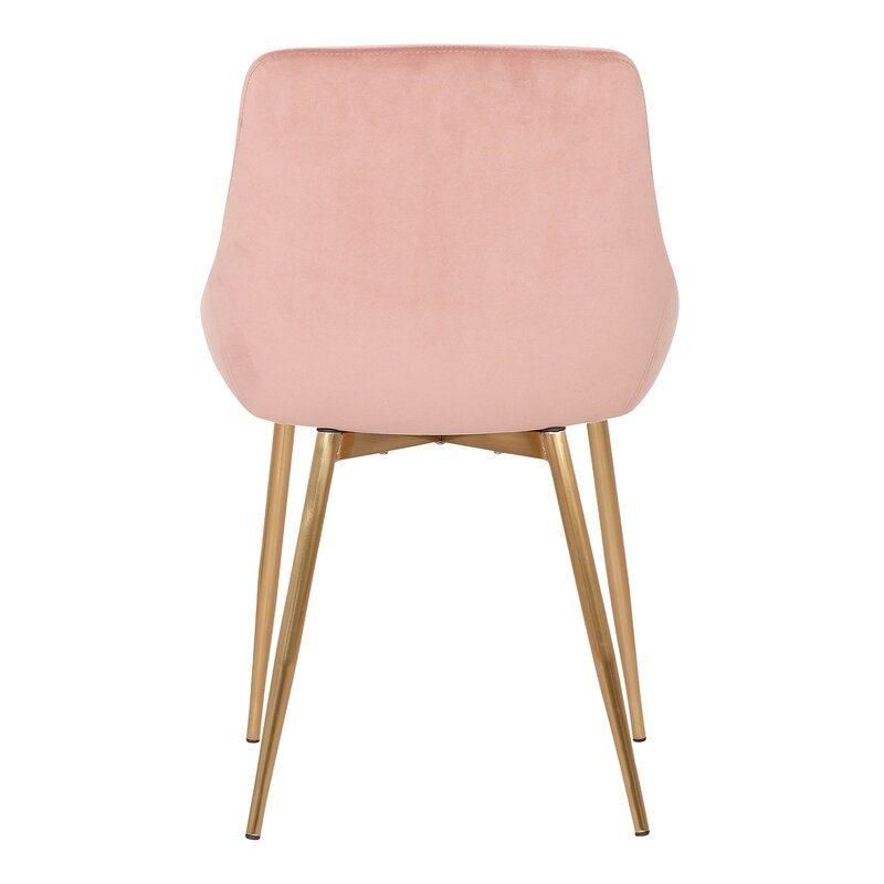 Modern Hotel Dining Chair with Velvet Fabric