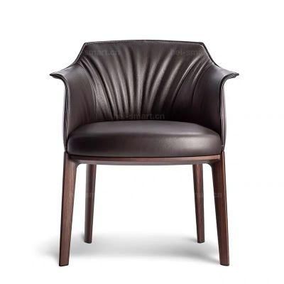 New Designed Soft Leather Hotel Living Room Study Desk Chair