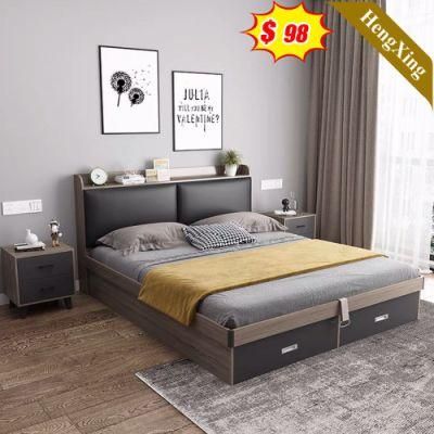 Wholesale Modern Home Living Room Bedroom Wooden Furniture Beds Mattress Double King Wall Bed