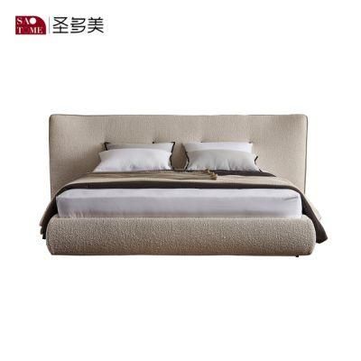 King Size Bed Leather Wooden Bed Customized Furniture Bed