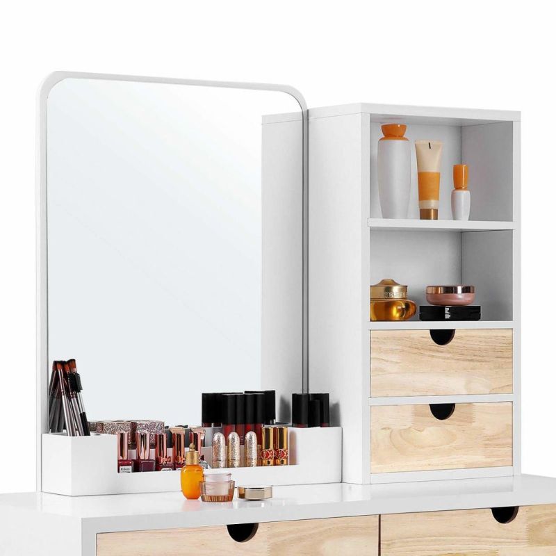 Dresser Set Modern Makeup Table with Mirror