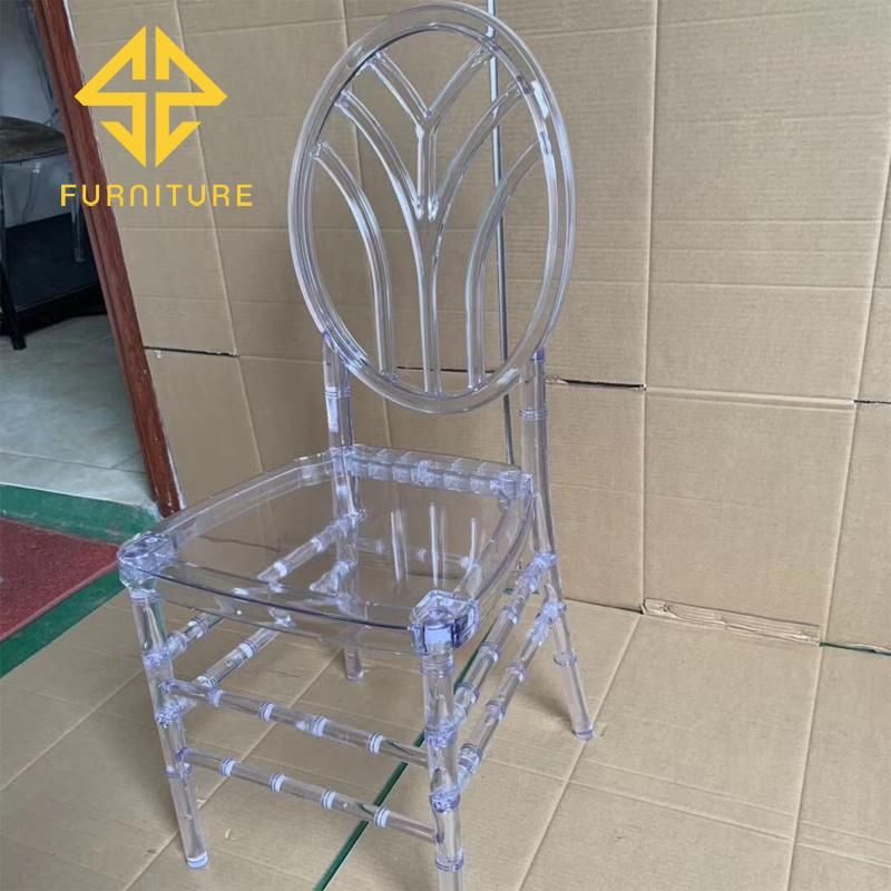 Sawa Hotel Furniture Restaurant Wedding Banquet Transparent Acrylic Chiavari Chair