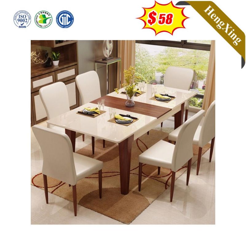 China Wholesale Modern MDF Wooden Table Living Room Canteen Hotel Furniture Dining Table