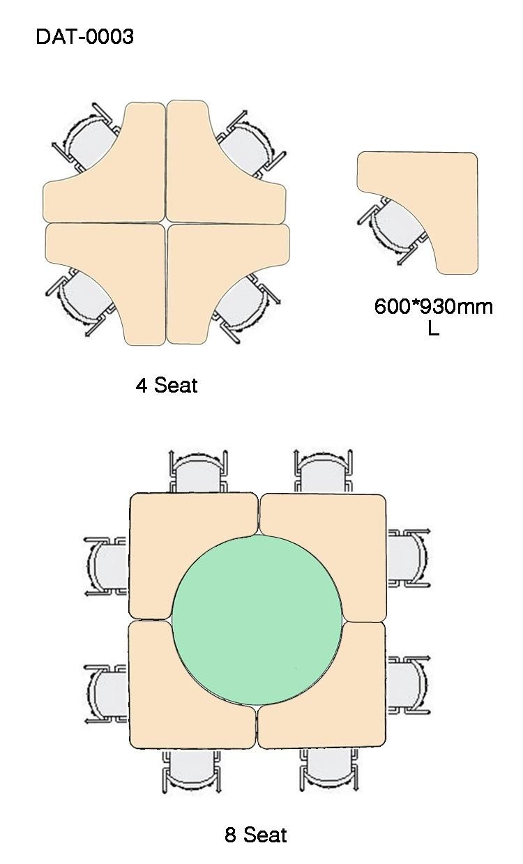 Kids Play Student Office Desk; L Shape Adjustable Study Meeting Play Conference Activity Furniture Combo