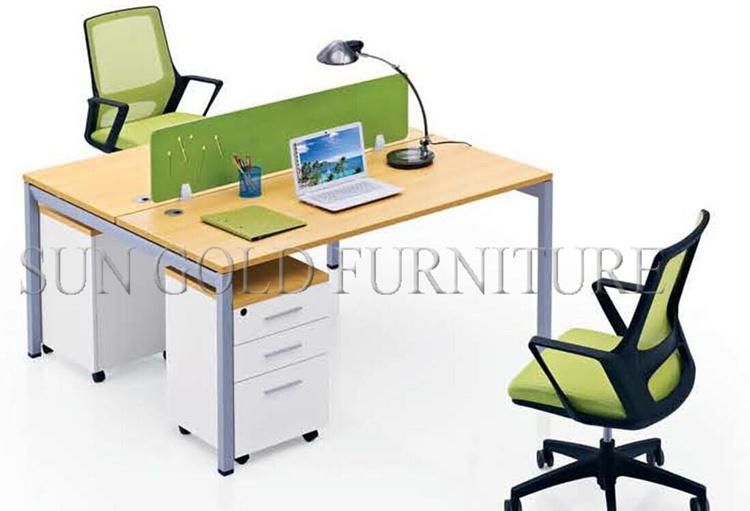 Simple Design Desk with Movable Cabinet Wood Computer Desk (SZ-OD197)