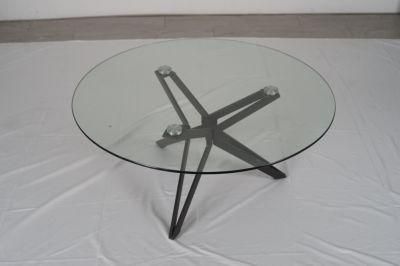 New Style Separate Round Home Furniture Living Room Modern Glass Top Coffee Table