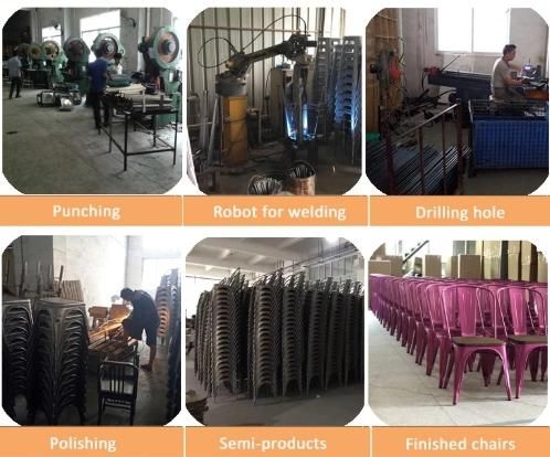 Wholesale Dining Room Used Restaurant Vintage Industrial Metal Frame Dining Used Tables and Chairs for Restaurant