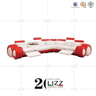 Factory Wholesale Modern Living Room Furniture European Genuine Leather Gaming Sofa