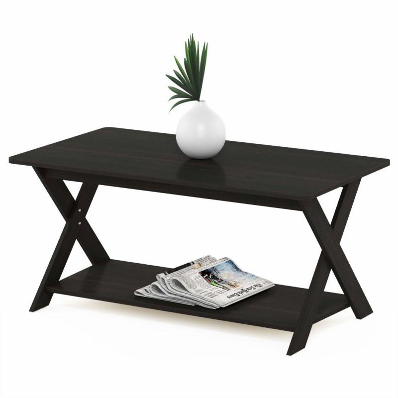 Modern Simple Coffee Table, Espresso