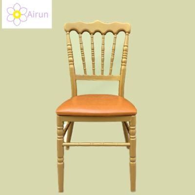 Wholesale Metal Stackable Event Tiffany Chiavari Wedding Chair with Cushion