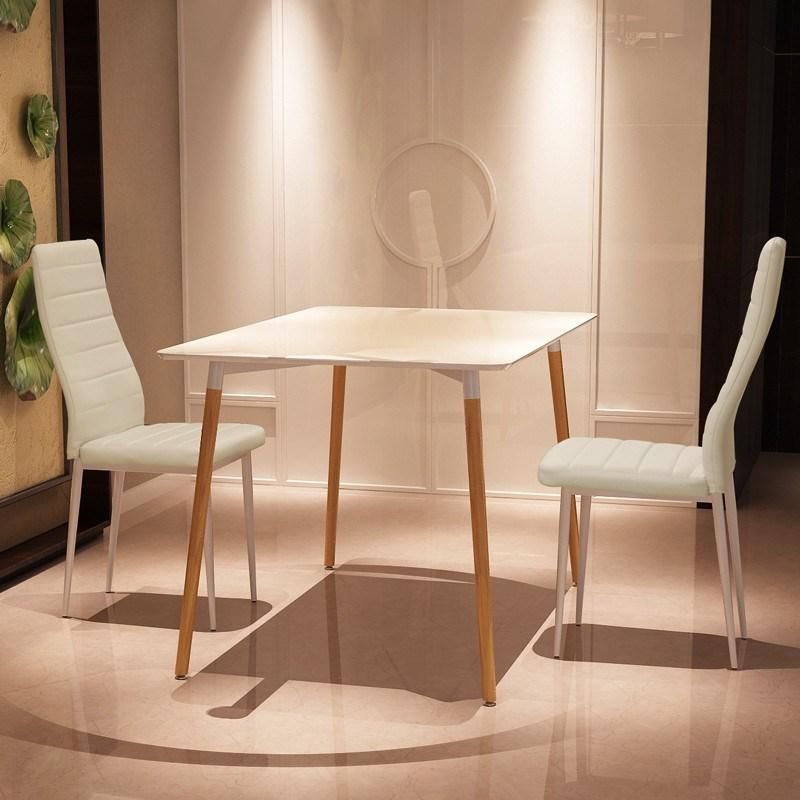 Dining Banquet Restaurant Home Modern Chair Made of High-Quality PU Material and Powdercoated Metal