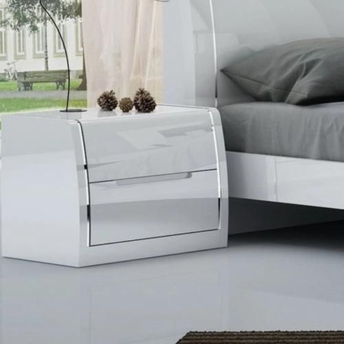 Nova Space Saving Furniture Sturdy Slats and Supports Kingsize Bedroom Sets with Footboard Drawer+LED Light