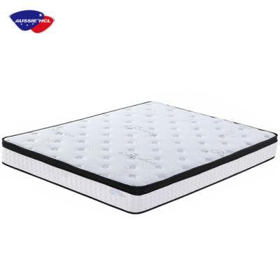 Premium Leland Koala Medium Firm Fireproof Twin Single King Full Size Pocket Spring Mattress in a Box