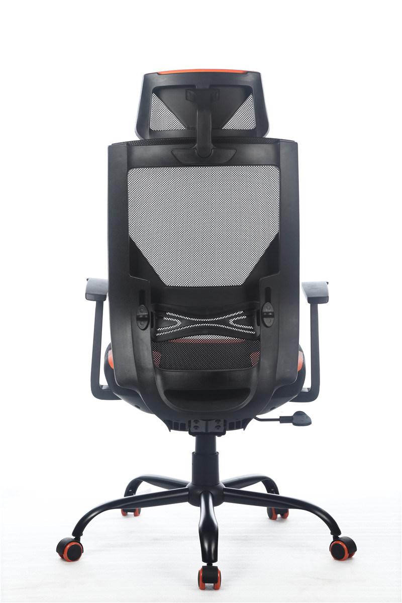 Modern Commercial Chairs Lumbar Support Back Swivel Head Ergonomic Gaming Mesh Chair Office