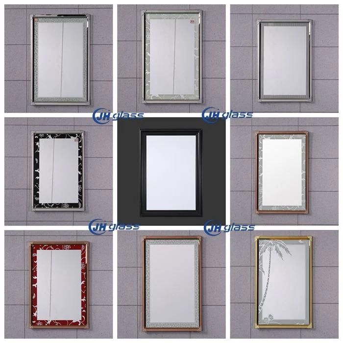 Fancy Cheap Price Stainless Steel Frame Bath Mirror