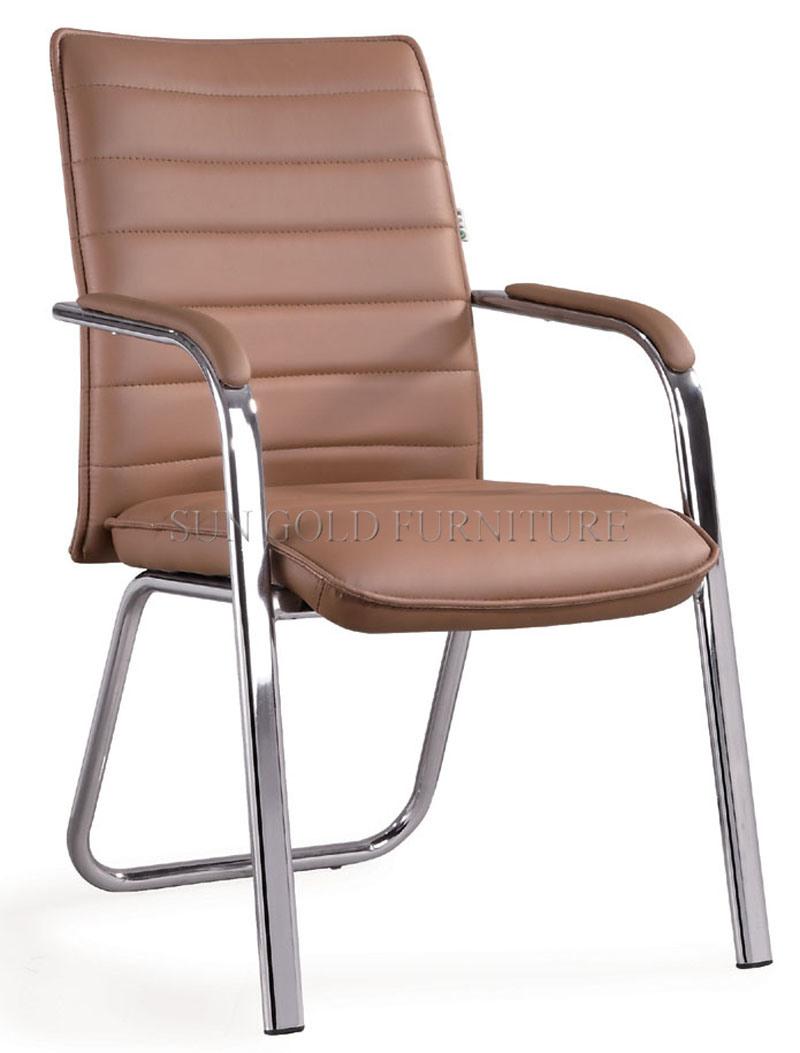 Hotsale PU Leather Reception Visitor Armrest Meeting Chair (SZ-OCA1007)