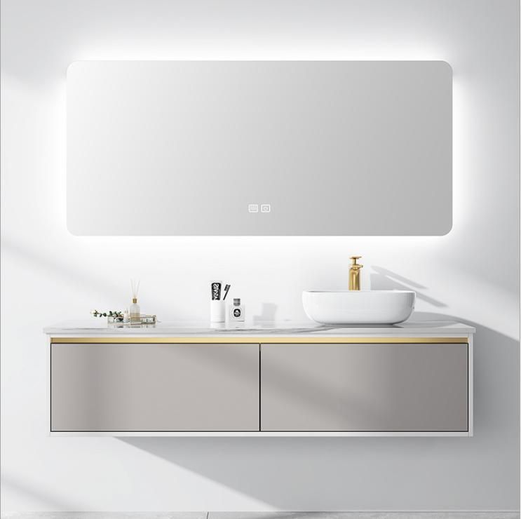 Rock Board Bathroom Cabinet Modern Simplicity