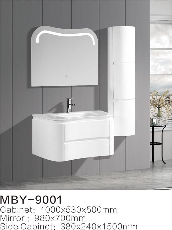 Bathroom Wash Basin Mirror Cabinet Wall Mounted with LED Light