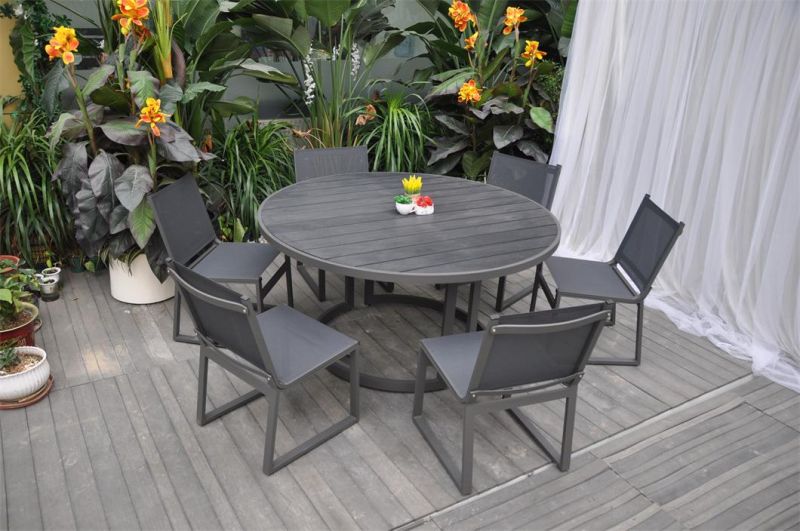 High Quality Custom Leisure Home Modern Cast Aluminium Modern Patio Garden Dining Furniture