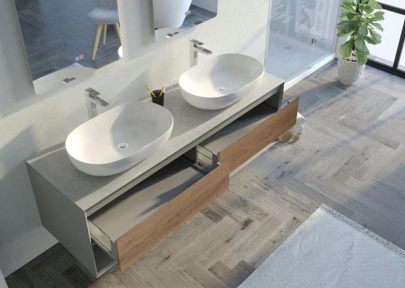 Bathroom Furniture 1400mm Scandinavian Vintage and Gray