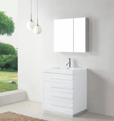 Best Sales Cheap Price PVC White Bathroom Vanity with Mirror Medicine Cabinet