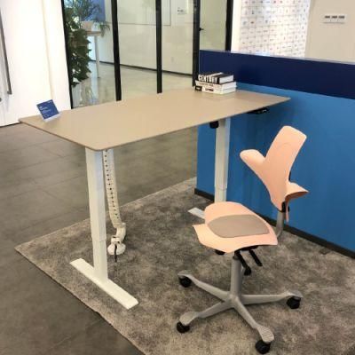 High Performance Modern Metal Mobile Sit and Rising Table Adjustable Stand Desk Jc35ts-R12r-Th