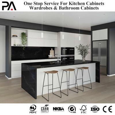 PA Home Modern Design High Gloss White Rta Kitchen Cabinets