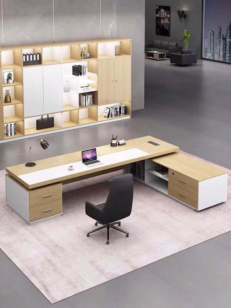 Hot Sale New Luxury Modern Wooden Commercial Office Furniture Executive Desk