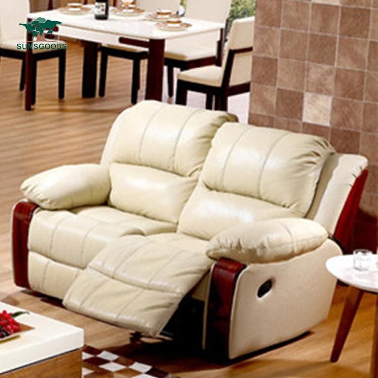 Chinese Sofa Furniture Factory Wholesale PU Leather Recliner Sofa Home Furniture