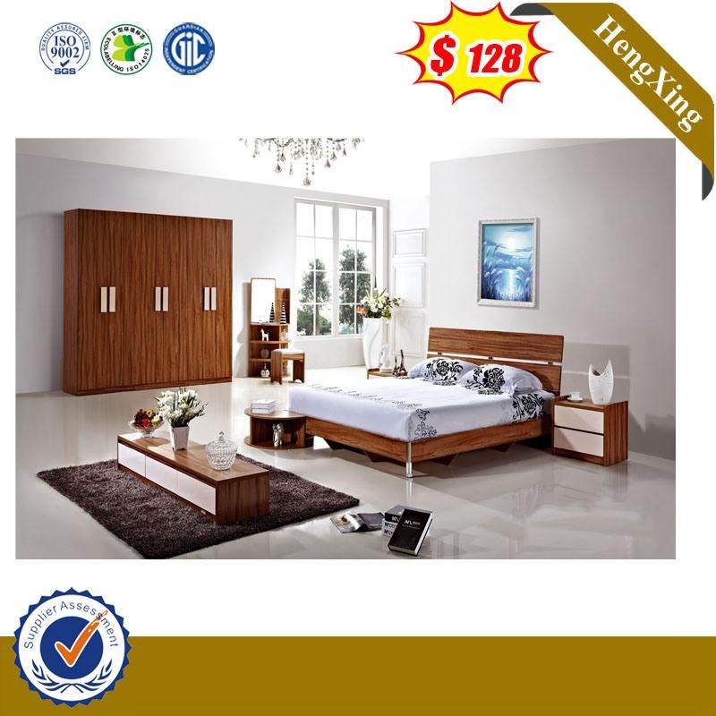 Wholesale Adult Double Queen Bed MDF Wooden Bedroom Furniture UL-CH002