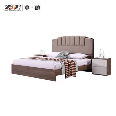 Wholesale King Size Bedroom Furniture Beds in Wooden Design