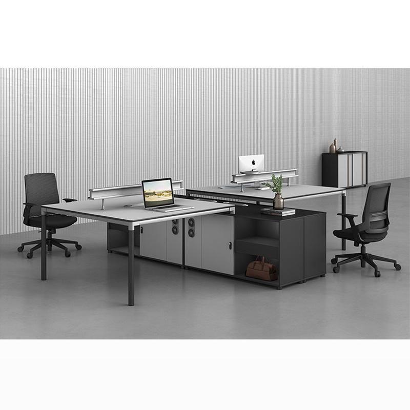 High Quality Melamine Modern Two Seats Office Workstation Office Desk