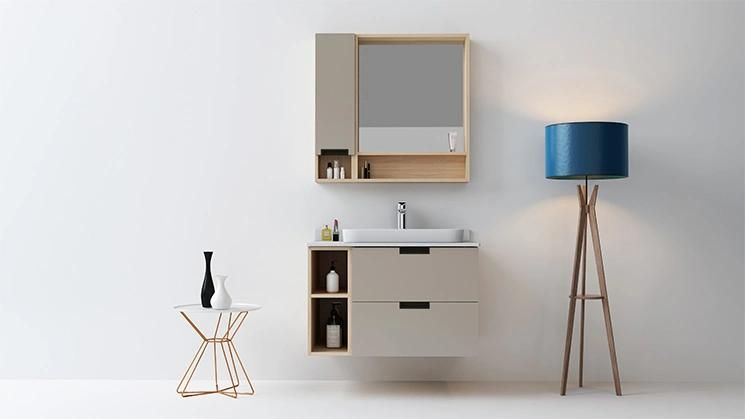 Luxury Solid Wood Paint-Free Europe Vanity Bathroom Vanities Modern