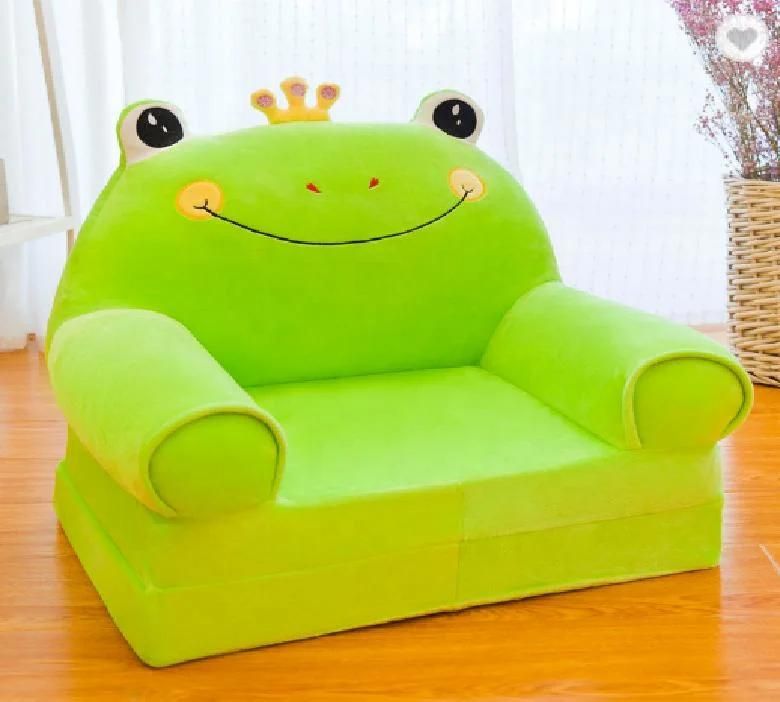 Wholesale Cute Children′s Baby Sofa Cartoon Animal Mini Baby Chair Lazy Seat Stool Birthday Gift Foldable Sofa Chair